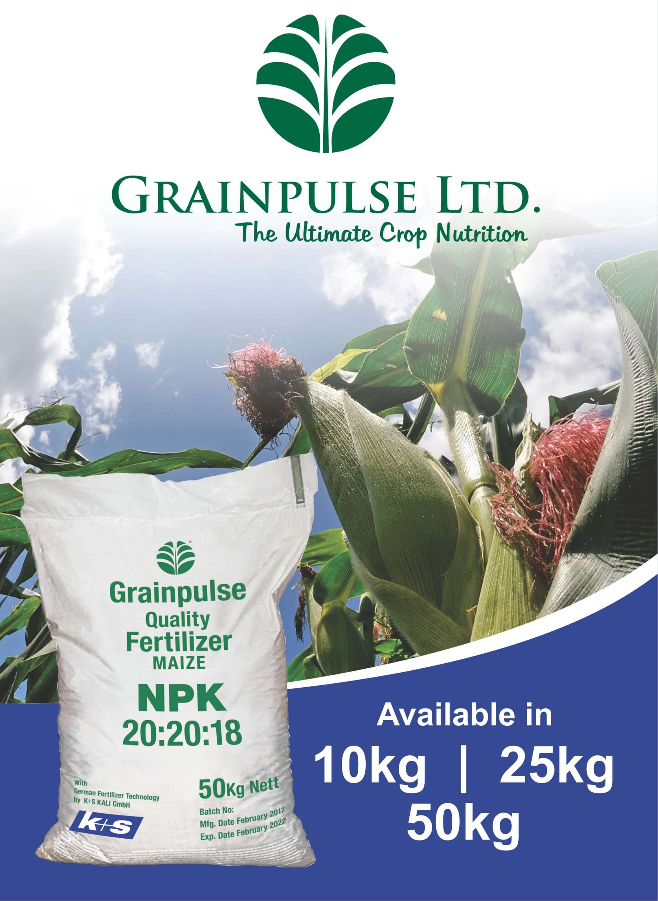 Grainpulse maize 50kg